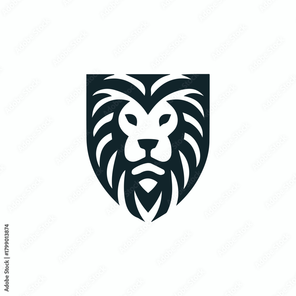 Obraz premium Lion Heraldry Logo