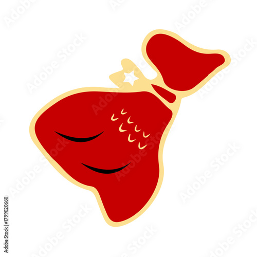 merry christmass, christmass characters for decoration of xmas holidays, collection of christmas icons, happy new year. Vector illustration