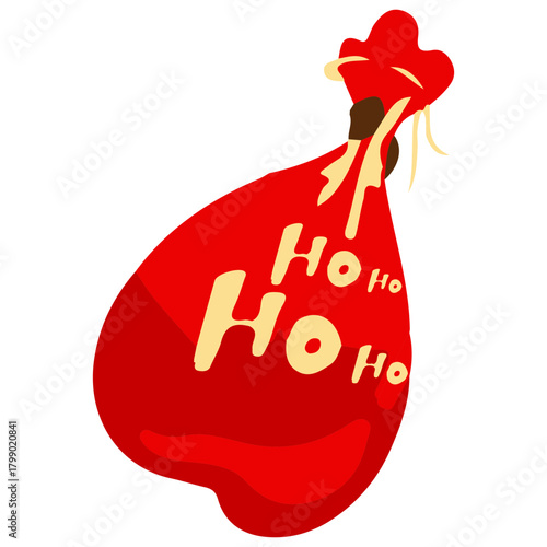 merry christmass, christmass characters for decoration of xmas holidays, collection of christmas icons, happy new year. Vector illustration