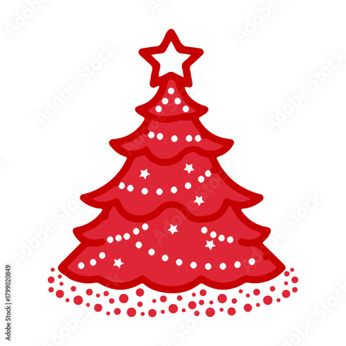 merry christmass, christmass characters for decoration of xmas holidays, collection of christmas icons, happy new year. Vector illustration