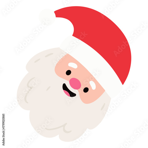 merry christmass, christmass characters for decoration of xmas holidays, collection of christmas icons, happy new year. Vector illustration