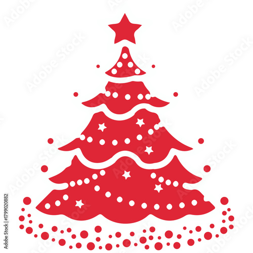 merry christmass, christmass characters for decoration of xmas holidays, collection of christmas icons, happy new year. Vector illustration