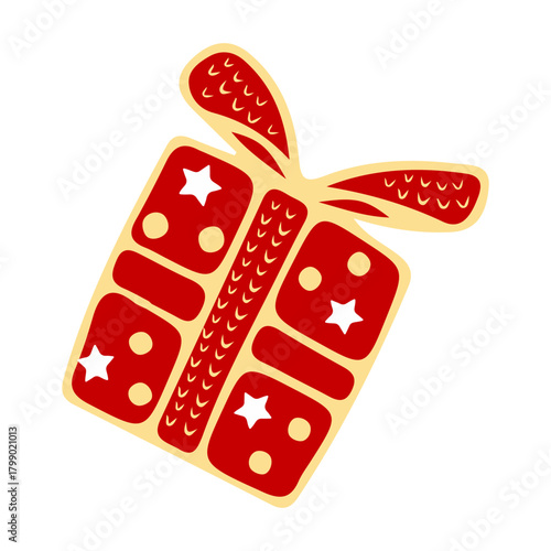 merry christmass, christmass characters for decoration of xmas holidays, collection of christmas icons, happy new year. Vector illustration