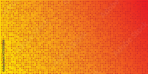 Gold disco party pattern. Yellow square sequin mosaic texture background. Abstract golden shining glitter halftone wallpaper. Pop up comic sparkling glitter backdrop. Retro vector design template