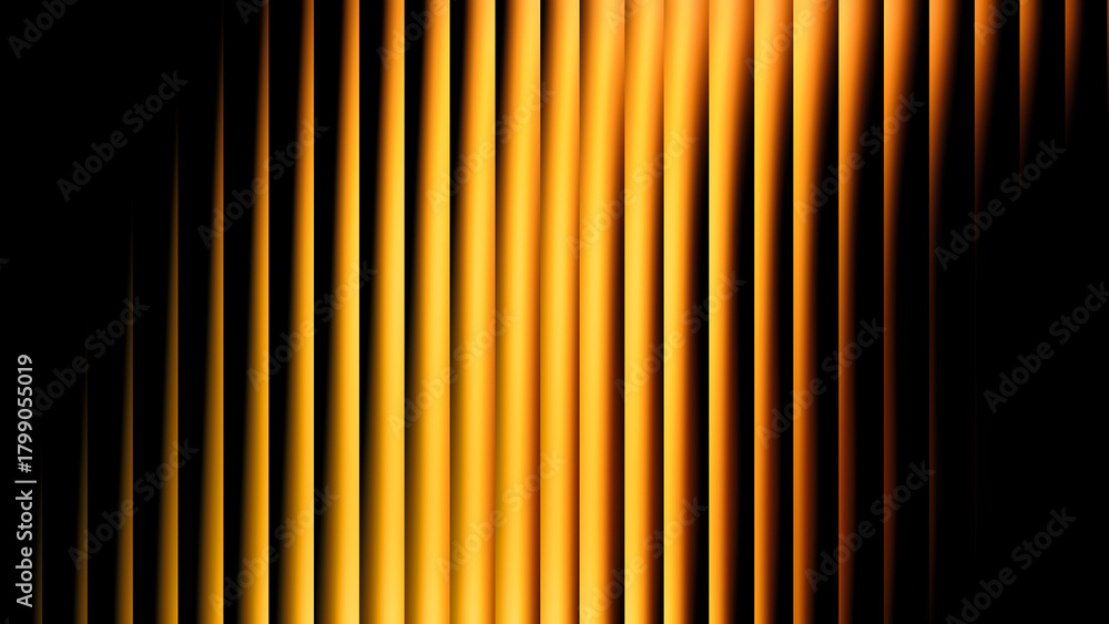 Fototapeta premium Abstract glowing vertical lines creating dynamic fiery pattern illustration