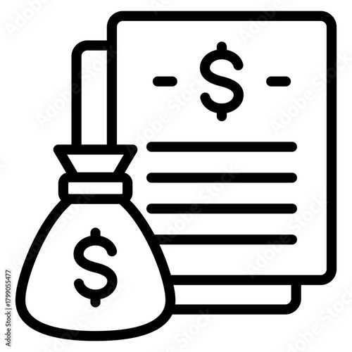 Budget Sheet Icon