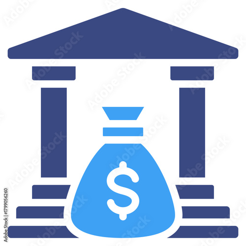 Bank Building Icon