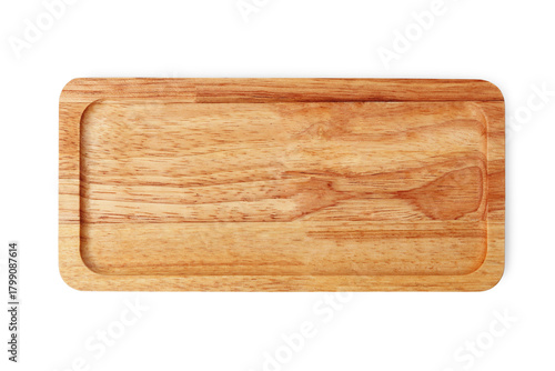 Wooden rectangular dish
