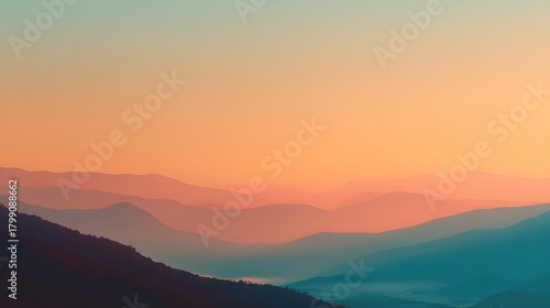 Wallpaper Mural Gradient sunrise tone background soft warm palette subtle lighting harmonized composition commercial ready Torontodigital.ca