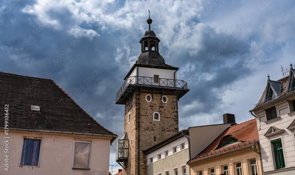 Fototapeta premium Salzturm in Schönebeck