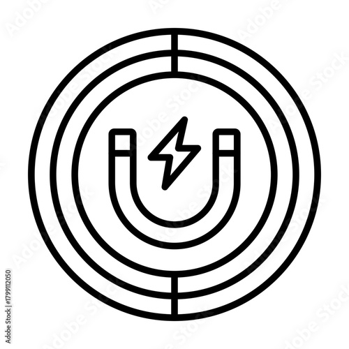 Magnetic field Icon