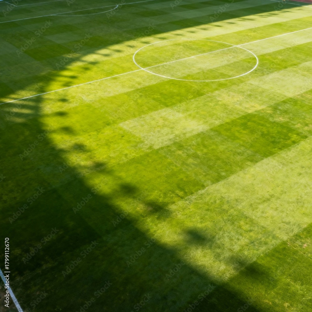 Obraz premium soccer field with lines