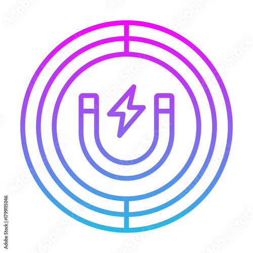Magnetic field Icon