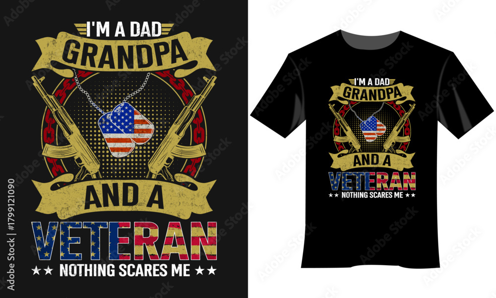 Fototapeta premium i am a veteran father before me