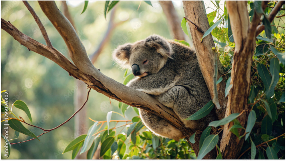 Fototapeta premium dreamy koala nest