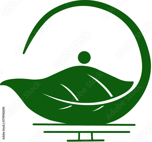 logo for company Leaf kettle