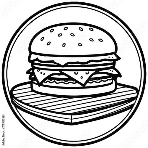 Strawberry Chocolate Cake with Cream – Delicious Dessert Vector Illustration,