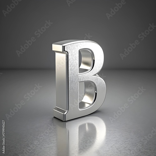 Chrome capital letter 