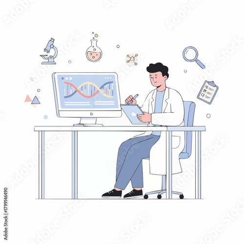 Laboratory Data Analysis and Scientific Genetic Research
