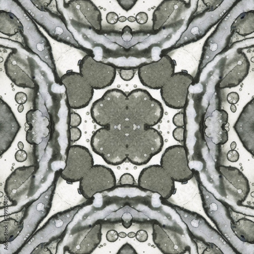 Seamless kaleidoscope pattern. Abstract texture. Creative and seamless background