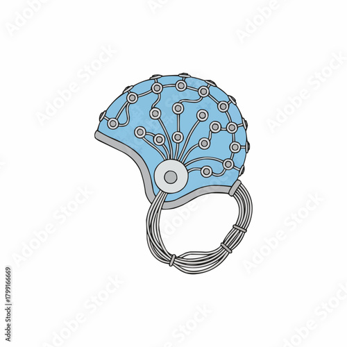 Electroencephalography (EEG) Mapping Brain Activity with Sensor Caps