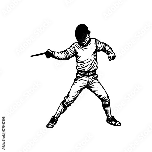 fencing silhouettes