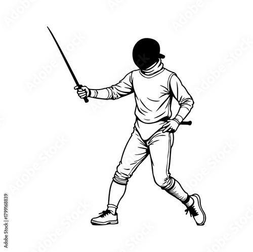 fencing silhouettes