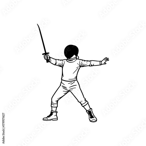 fencing silhouettes