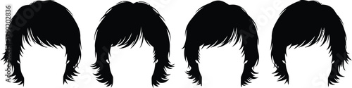 vector silhouette of a woman