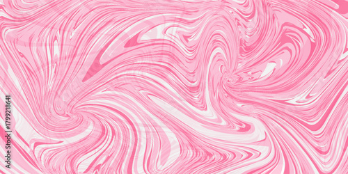 Candy color sunburst background. Abstract pink cream sunbeams design wallpaper. Colorful spinning lines for template, banner, poster, flyer. Sweet rotating cartoon swirl or whirlpool.