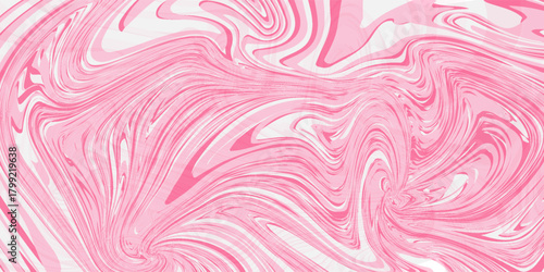 Candy color sunburst background. Abstract pink cream sunbeams design wallpaper. Colorful spinning lines for template, banner, poster, flyer. Sweet rotating cartoon swirl or whirlpool.