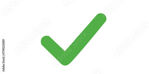 flat green Tick mark approved . Check mark icon symbols . symbol for website computer and mobile isolated on white background. green tick verified badge icon