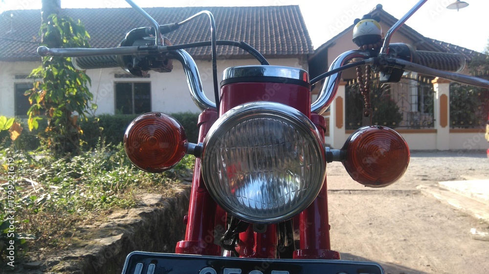 Fototapeta premium old vintage motorcycle