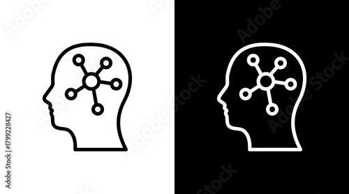 Lateral Thinking White Icon Set Design