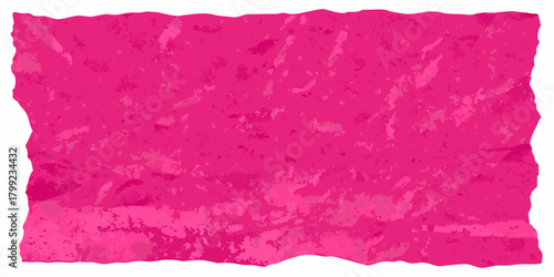 Abstract textured pink paper background with torn edges and watercolor effect