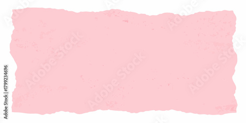 Soft pink torn paper background with subtle texture and rough edges for creative design