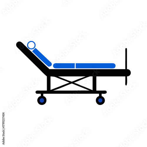 Hospital Bed Icon – Medical Examination Table