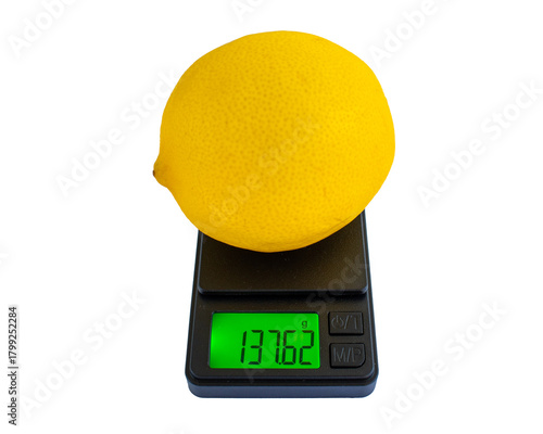 How many grams does a lemon weigh?