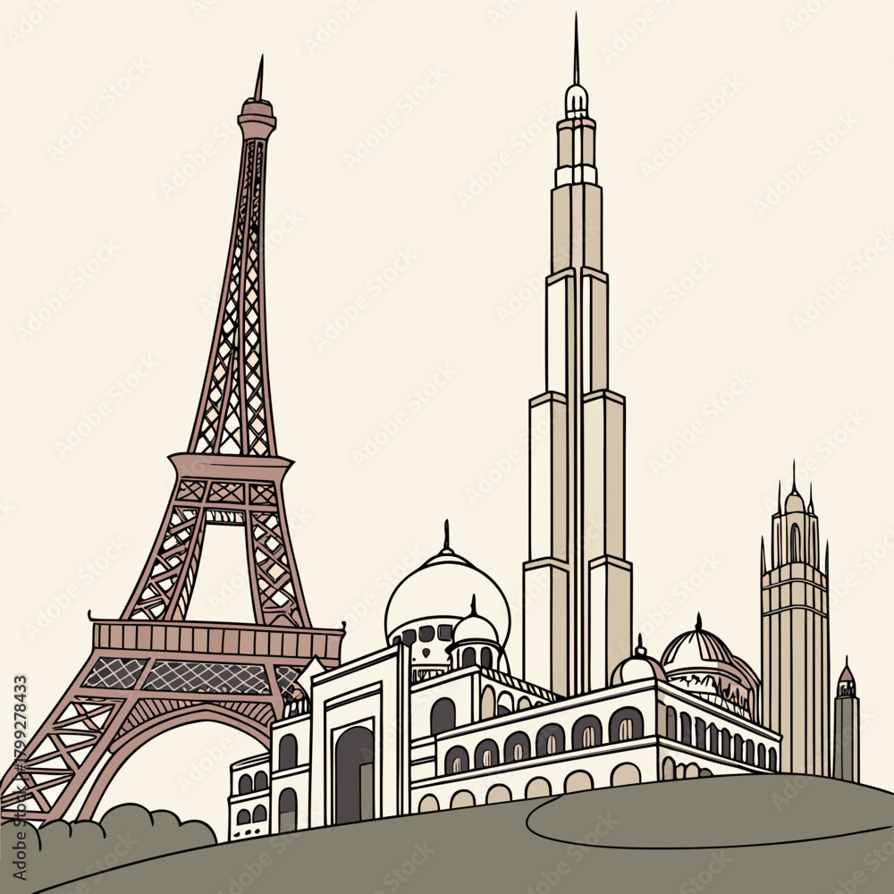 Obraz premium eiffel tower paris