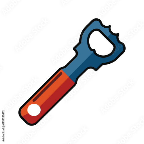bottle opener vector illustration