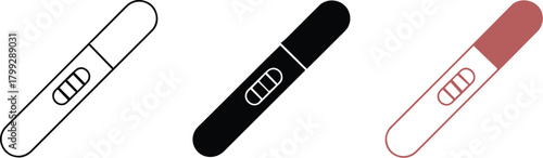 Vector illustration of a surfer with a golden eagle and an isolated digital medical thermometer instrument