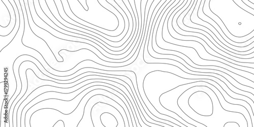 Topographic map patterns, topography line map. Vintage outdoors style. The stylized height of the topographic map, paper texture Imitation of a geographical map shades,