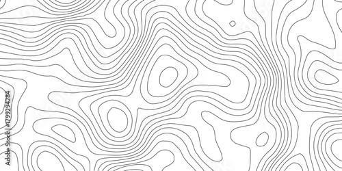 Topographic map patterns, topography line map. Vintage outdoors style. The stylized height of the topographic map, paper texture Imitation of a geographical map shades,