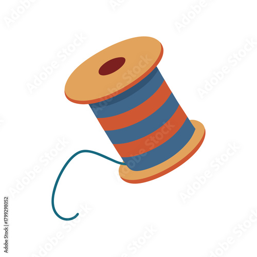 thread spool vector illustration