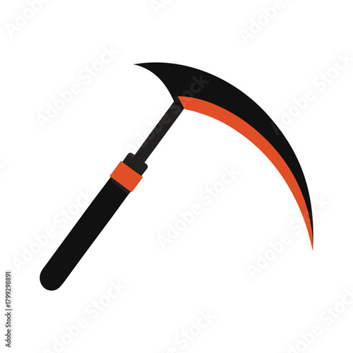 sickle knife vector illustration
