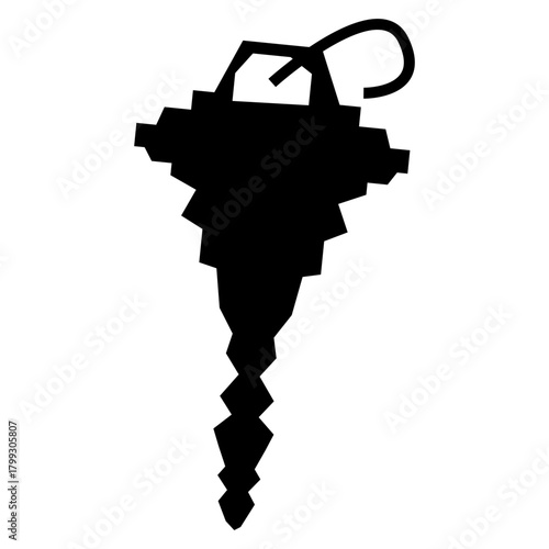 house of key illustration glyph icon vector