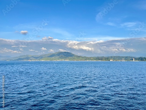 lake and mountains