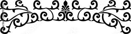 traditional pattern of sumatera. floral pattern with dark color