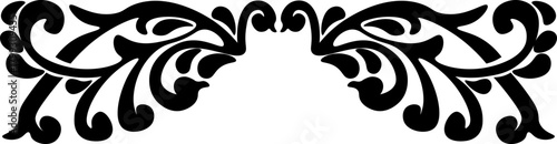 traditional pattern of sumatera. floral pattern with dark color