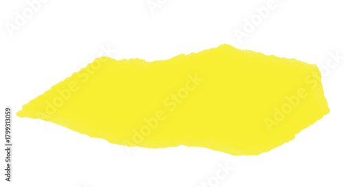 Yellow brush stroke zigzag vector design element for grunge texture background and artistic illustration use